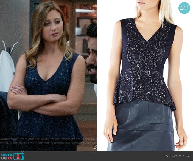 Bcbgmaxazria Steffiana Top worn by Peyton Charles (Aly Michalka) on iZombie