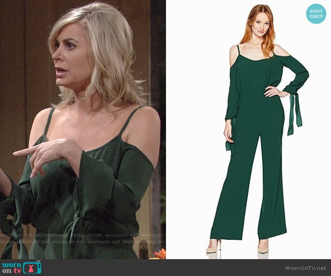 Bcbgmaxazria Jordane Jumpsuit worn by Ashley Abbott (Eileen Davidson) on The Young and the Restless