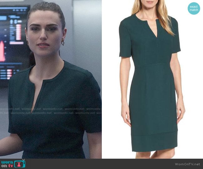 BOSS Dalesana Dress worn by Lena Luthor (Katie McGrath) on Supergirl