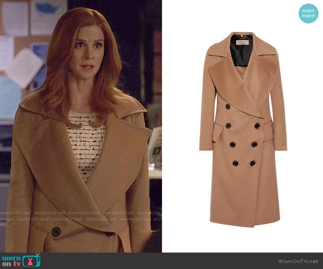 Burberry Crewdale Coat worn by Donna Paulsen (Sarah Rafferty) on Suits