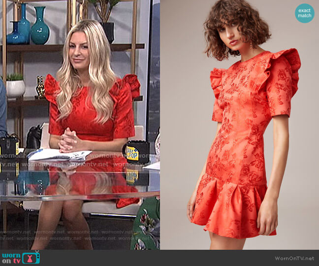 Levity Mini Dress by C/Meo Collective worn by Morgan Stewart on E! News