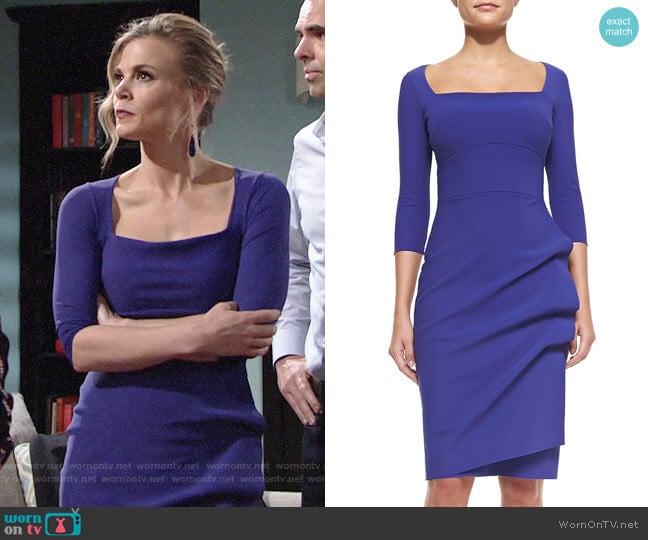 Chiara Boni La Petite Robe Amy Dress worn by Phyllis Newman (Gina Tognoni) on The Young and the Restless