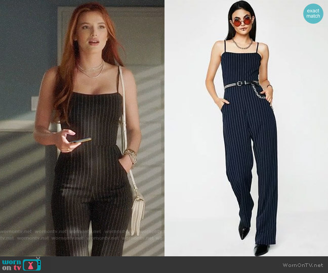 Dolls Kill Got Ya Hooked Jumpsuit worn by Paige Townsen (Bella Thorne) on Famous in Love