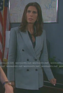 Hope’s double breasted blazer on Days of our Lives