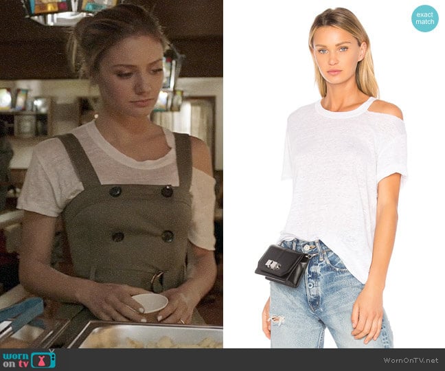 IRO Bacau Tee worn by Megan Morrison (Christine Evangelista) on The Arrangement