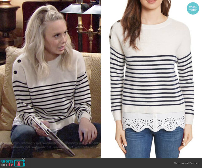 Joie Aefre Sweater worn by Abby Newman (Melissa Ordway) on The Young and the Restless