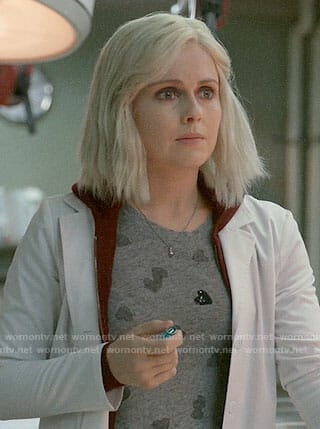 Liv's sequin heart t-shirt on iZombie