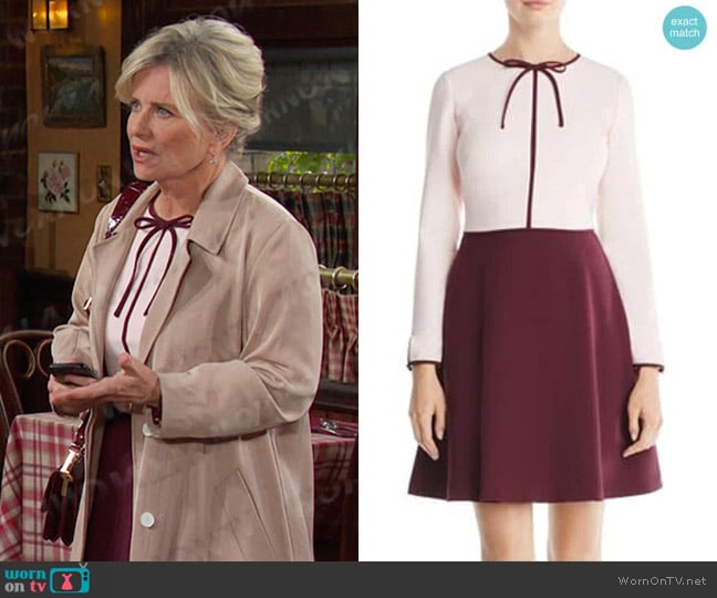 Ted Baker  Loozy Dress worn by Kayla Brady (Mary Beth Evans) on Days of our Lives