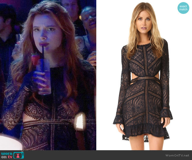 For Love & Lemons Emerie Dress worn by Paige Townsen (Bella Thorne) on Famous in Love