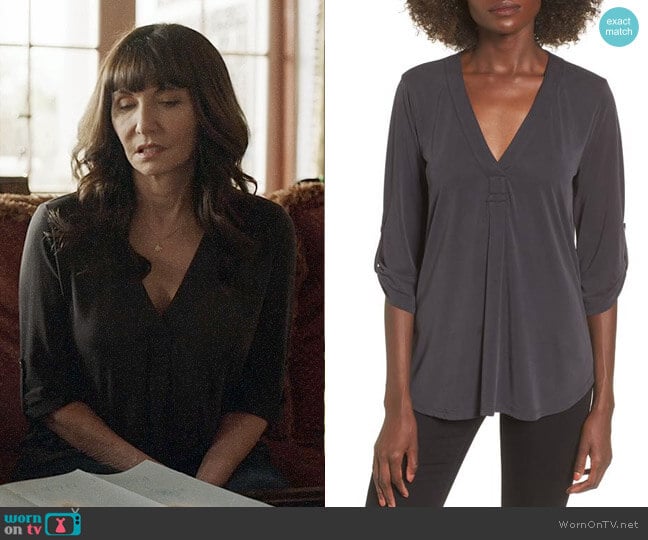 Lush Henley Top worn by Gail Klostermann (Mary Steenburgen) on Last Man On Earth