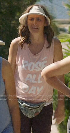 Maya's Rose All Day tank top on Splitting Up Together