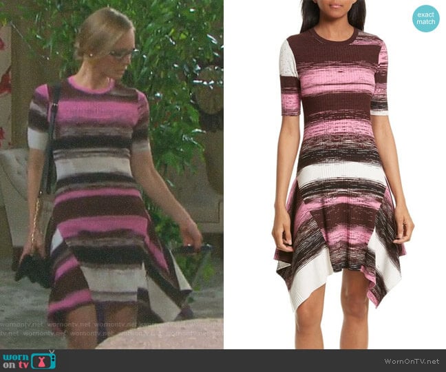  'Delta' Rib Knit Dress by Opening Ceremony worn by Abigail Deveraux (Kate Mansi) on Days of our Lives