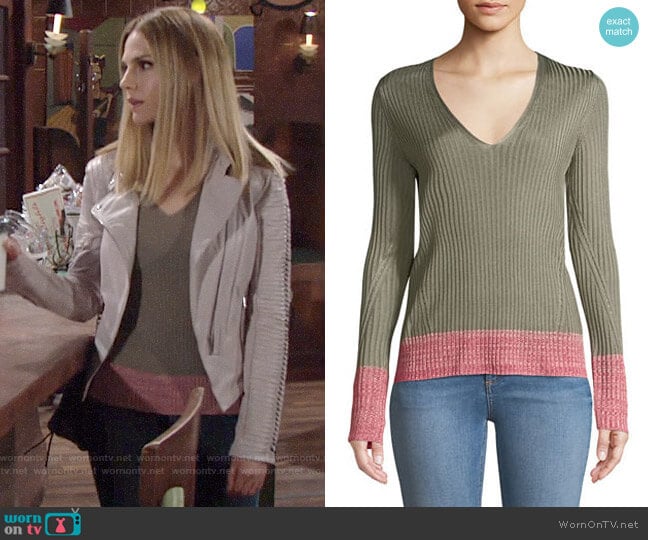 Rag & Bone Alyssa Sweater worn by Mack on The Young and the Restless