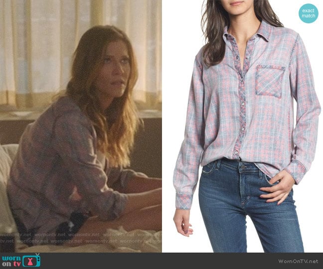 WornOnTV: Charlotte's washed out plaid shirt on Lucifer | Tricia Helfer |  Clothes and Wardrobe from TV