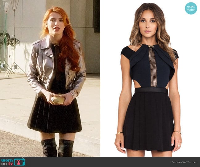 Self Portrait Chained Up Dress worn by Paige Townsen (Bella Thorne) on Famous in Love