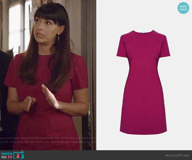 Theory Jatin Dress worn by Cece Parekh (Hannah Simone) on New Girl