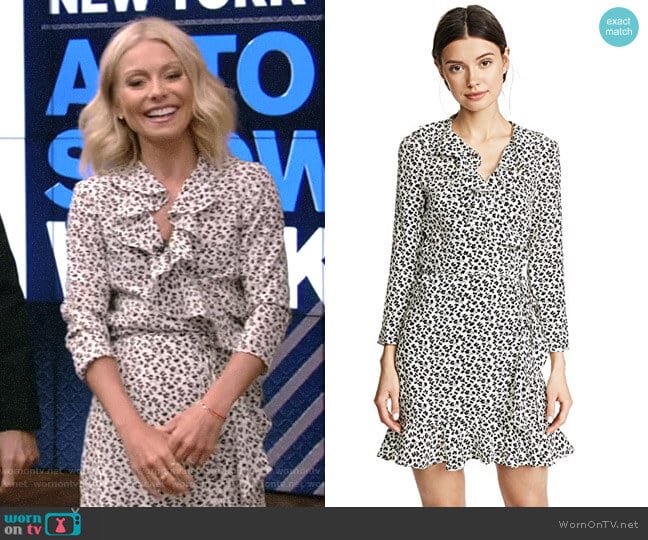 'Brisas' Dress by Veronica Beard worn by Kelly Ripa on Live with Kelly and Mark