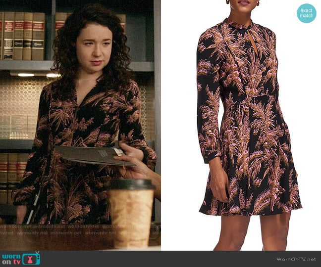 Whistles Camille Dress worn by Marissa Gold (Sarah Steele) on The Good Fight