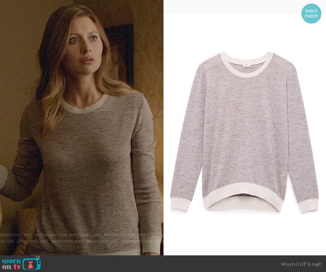 Aritzia Wilfred Berri T-shirt worn by Peyton Charles (Aly Michalka) on iZombie