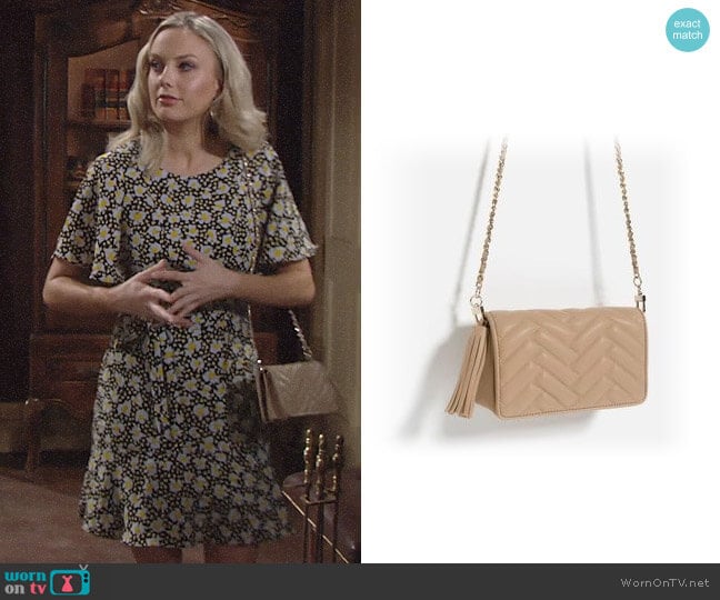 Zara Mini Cross Body Bag worn by Abby Newman (Melissa Ordway) on The Young and the Restless