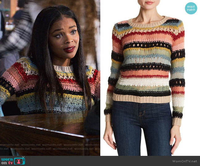 WornOnTV: Sheri’s multicolred striped knitted sweater on 13 Reasons Why ...