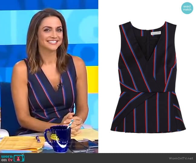 'Miles Top by Altuzarra worn by Paula Faris on Good Morning America