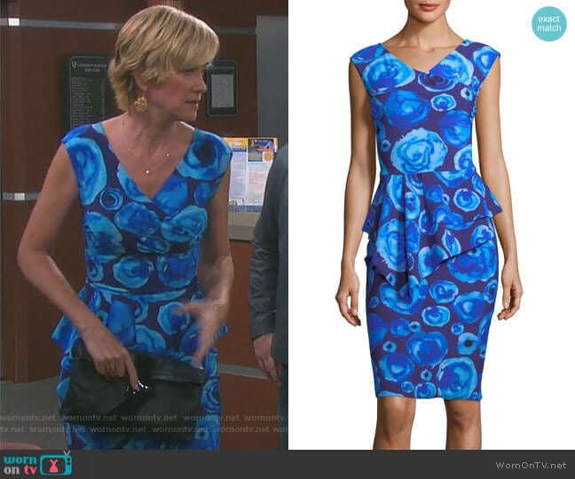 Tini Dress by Chiara Boni La Petite Robe worn by Eve Donovan (Kassie DePaiva) on Days of our Lives