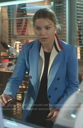 Chloe's blue blazer on Lucifer