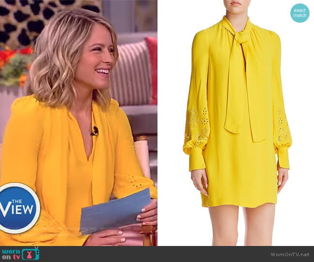 Pussybow Dress by French Connection worn by Sara Haines on The View