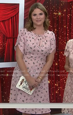 Jenna’s pink floral dress on Today