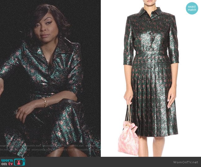 Metallic Dress by Prada worn by Cookie Lyon (Taraji P. Henson) on Empire