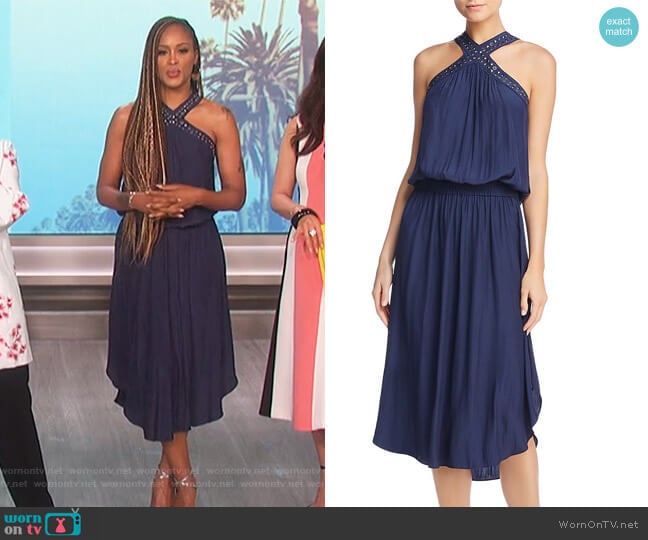 Autumn Studded Dress by Ramy Brook worn by Eve on The Talk