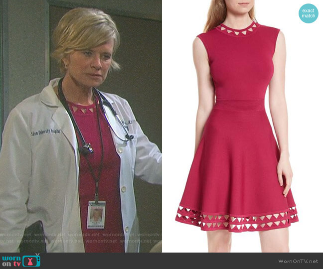 'Kathryn' Dress by Ted Baker worn by Kayla Brady (Mary Beth Evans) on Days of our Lives