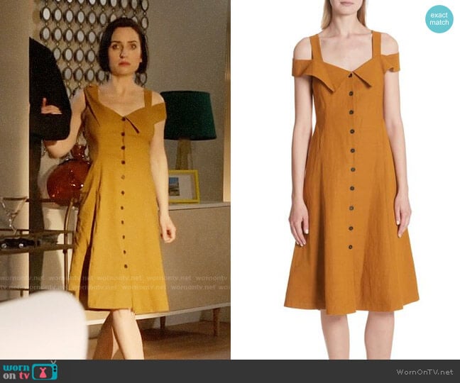 ALC Hudson Dress worn by Jennifer Short (Zoe Lister-Jones) on Life in Pieces