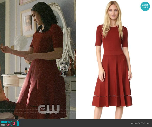 ALC Tracy Dress worn by Veronica Lodge (Camila Mendes) on Riverdale