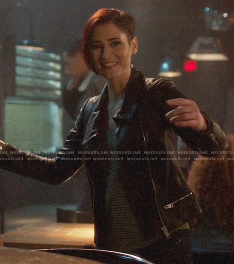 Alex’s leather jacket on Supergirl