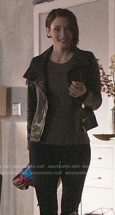 Alex’s leather jacket on Supergirl