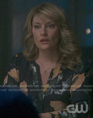 Alice’s blue floral blouse on Riverdale