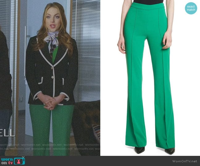 'Jalisa' Pants by Alice + Olivia worn by Fallon Carrington (Elizabeth Gillies) on Dynasty