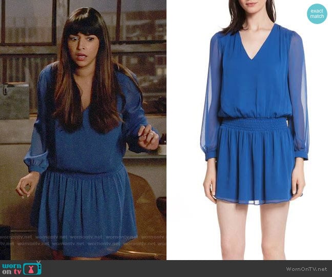 Alice + Olivia Adaline Dress worn by Cece Parekh (Hannah Simone) on New Girl