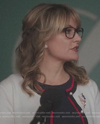 Alice's pearl button cardigan on Riverdale