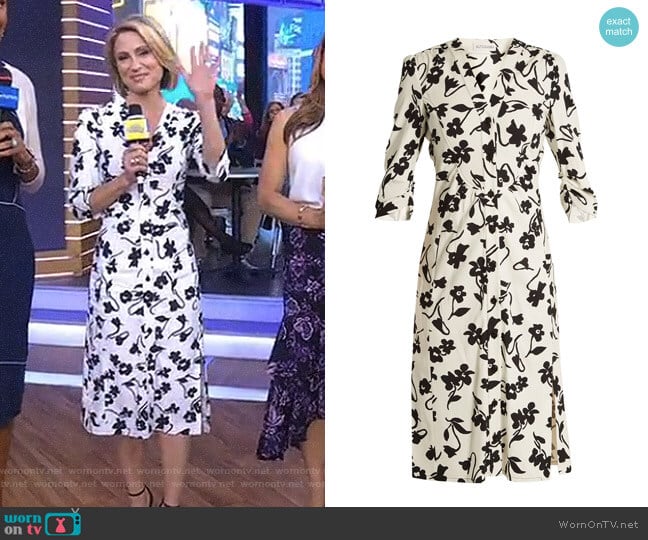 'Aimee' Shirtdress by Altuzarra worn by Amy Robach on Good Morning America