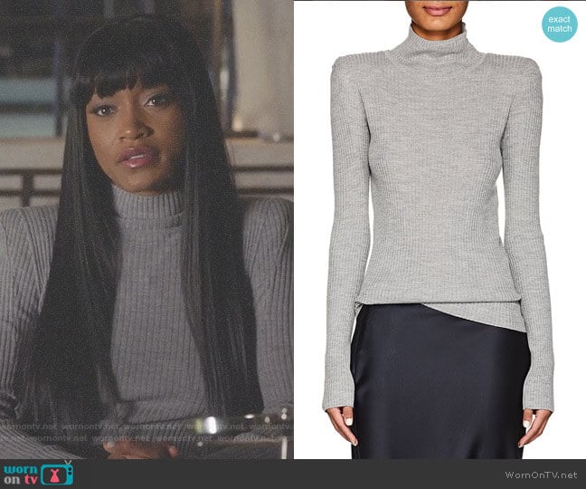 Wool Turtleneck Sweater by Chloe  worn by Gigi (Keke Palmer) on Star