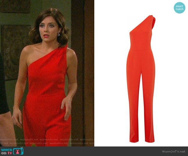 diane von furstenberg red jumpsuit