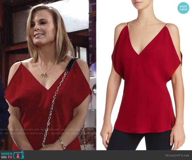 Elizabeth and James Arimah Top worn by Phyllis Newman (Gina Tognoni) on The Young and the Restless