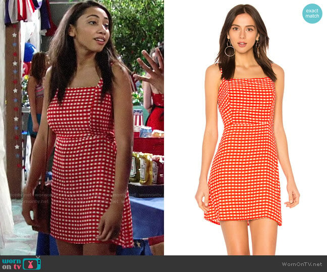 Faithfull the Brand Ischia Dress worn by Shauna (Camryn Hamm) on The Young and the Restless