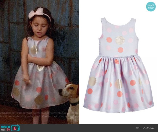 Frais Metallic Polka Dot Dress worn by Ruth (Danielle Rockoff) on New Girl