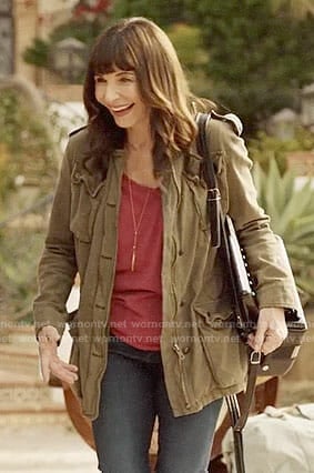 Gail’s army jacket on Last Man on Earth