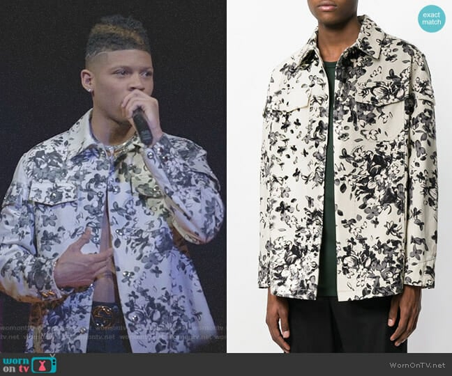 Floral Shirt Jacket by Givenchy worn by Hakeem Lyon (Bryshere Y. Gray) on Empire