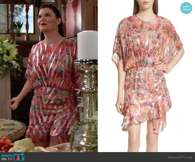 IRO Wobam Dress worn by Katie Logan (Heather Tom) on The Bold and the Beautiful